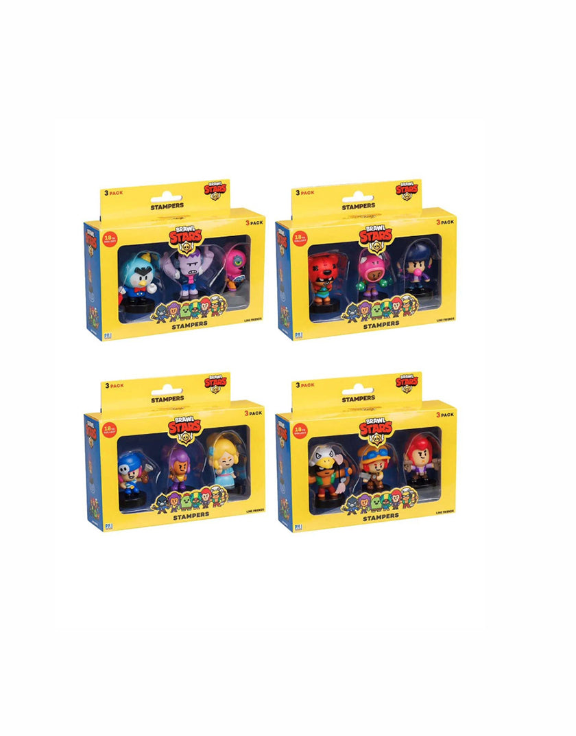 Brawl Stars - Pack con 3 Personaggi da Collezione