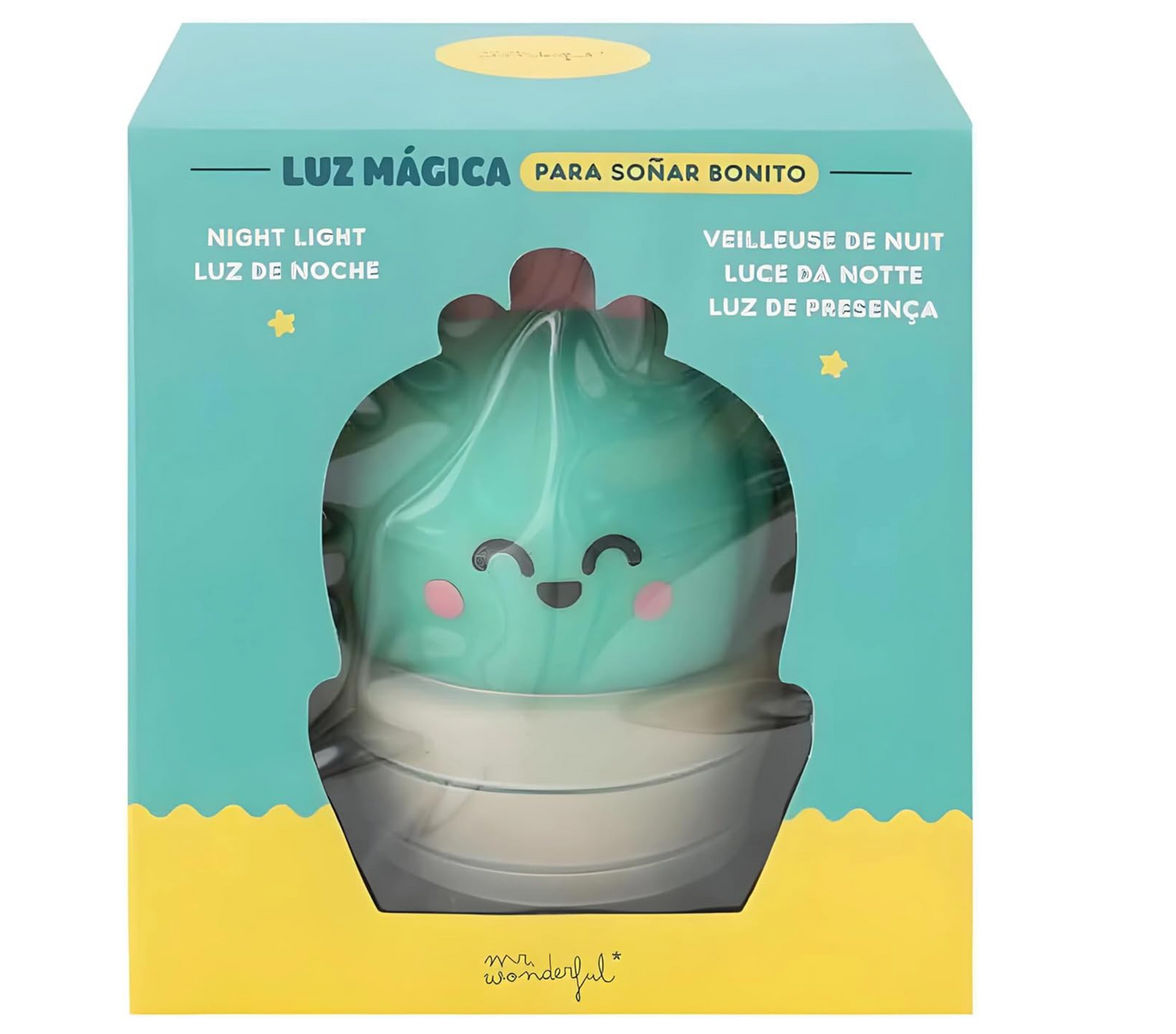 Lampada Notturna Cactus Mr. Wonderful - Lampada Notturna per Cameretta Bambini