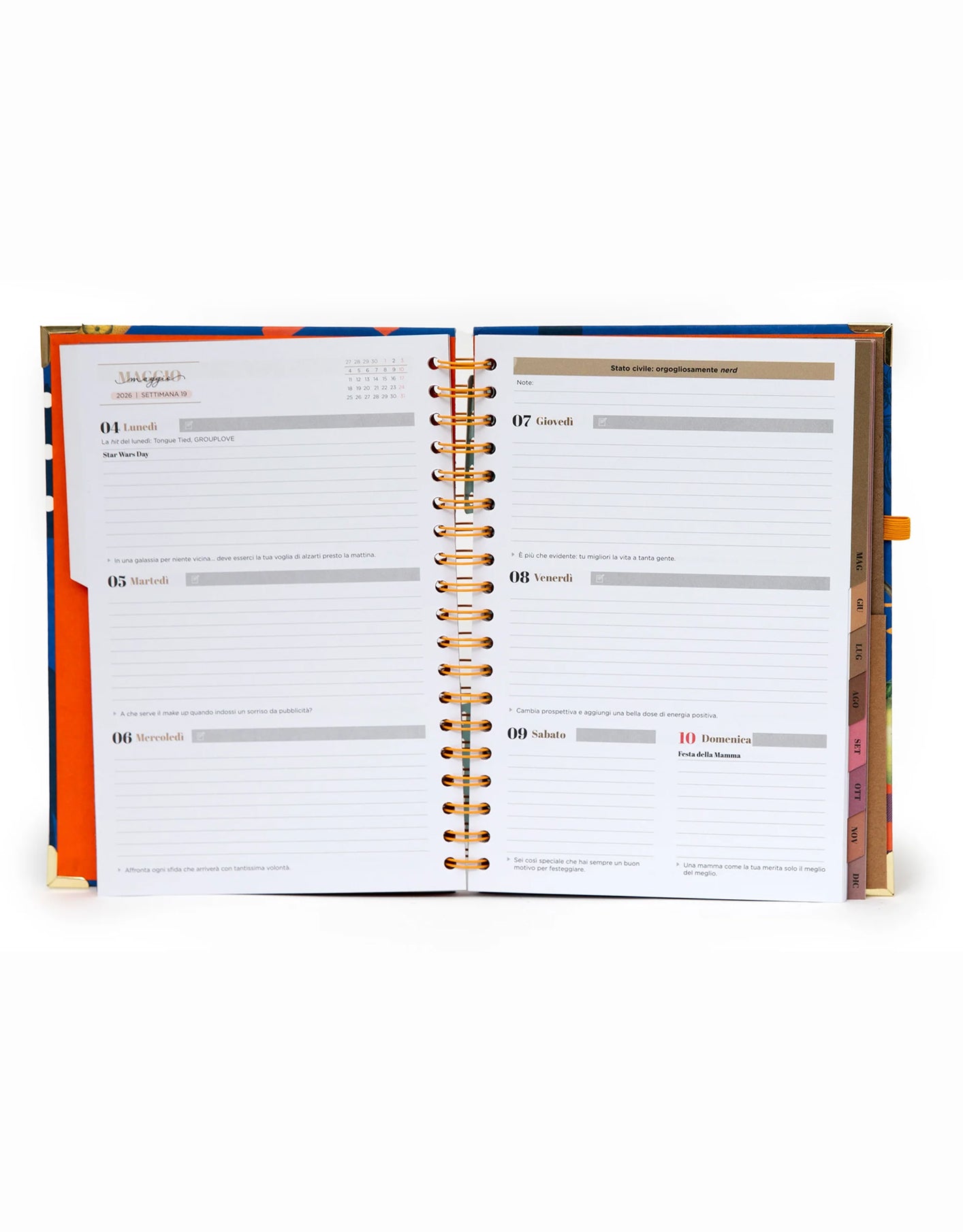 Agenda Office 2026 Settimanale - "Inarrestabile" come stile di vita Mr. Wonderful