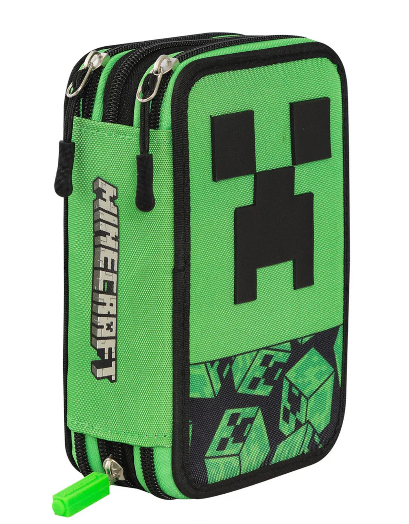 Astuccio 3 Zip Minecraft Panini