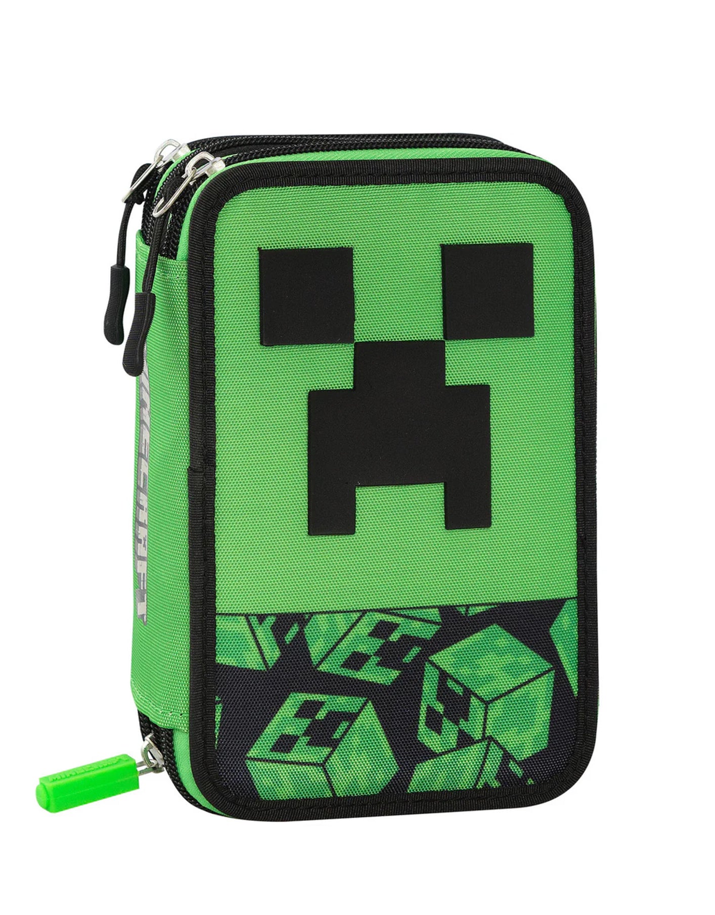 Astuccio 3 Zip Minecraft Panini