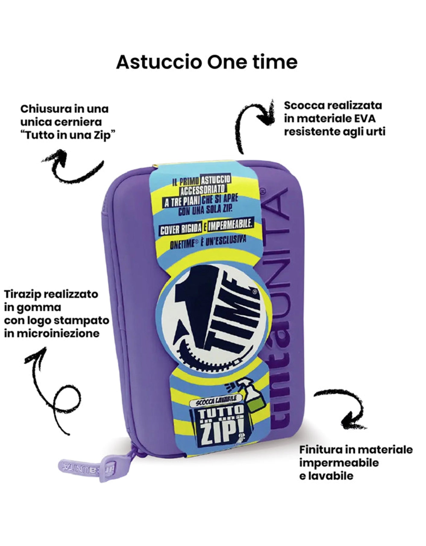 Astuccio One Time Tinta Unita