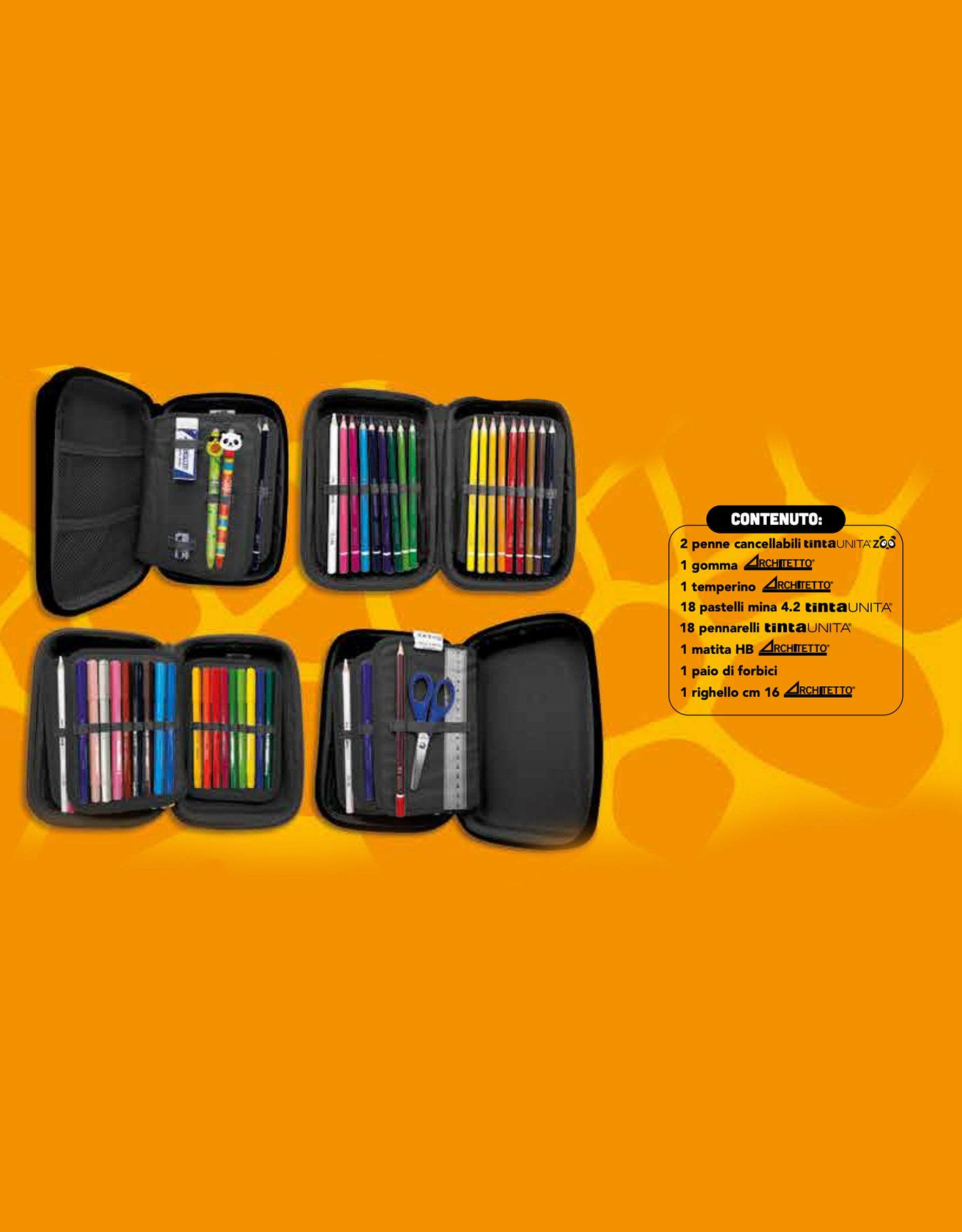 Astuccio One Time Tinta Unita Zoo