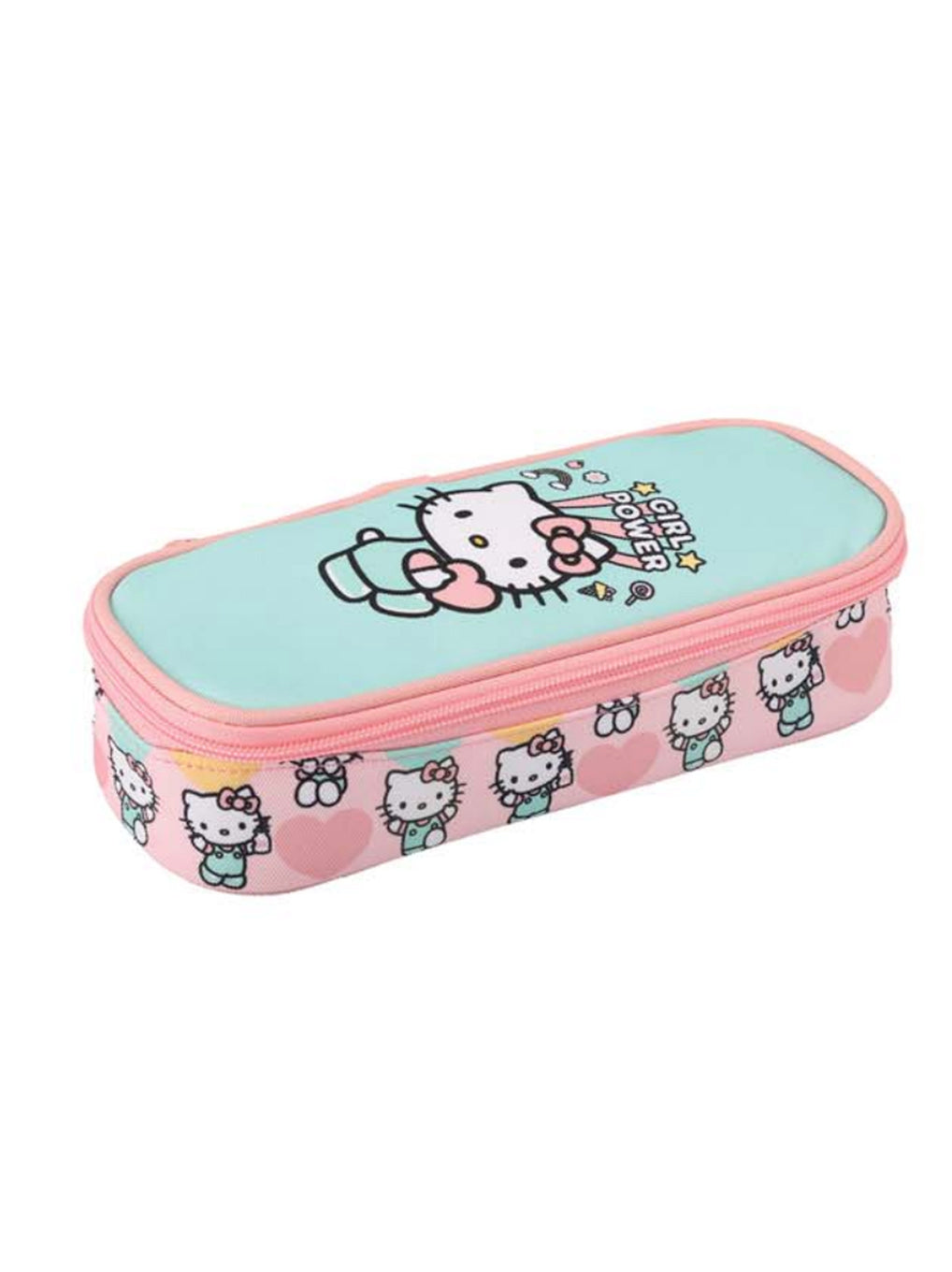 Astuccio Ovale Hello Kitty Sanrio 23x9x5,5 cm - Maricart