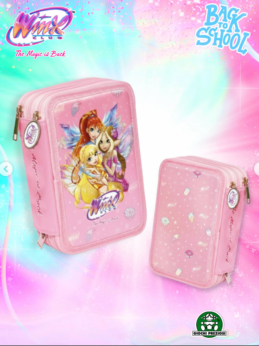 Astuccio 3 Zip Winx Giochi Preziosi