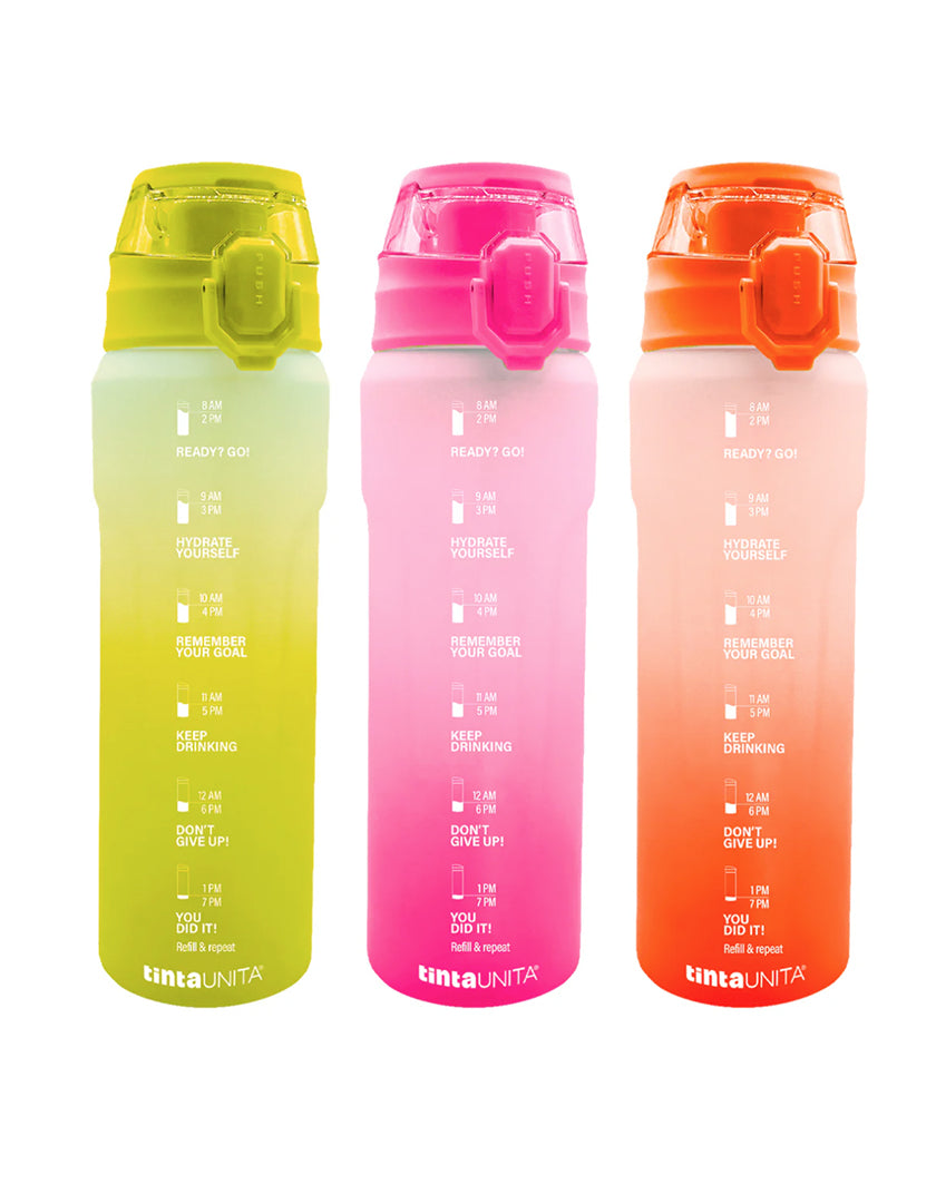 Borraccia Motivazionale Tinta Unita Glow
