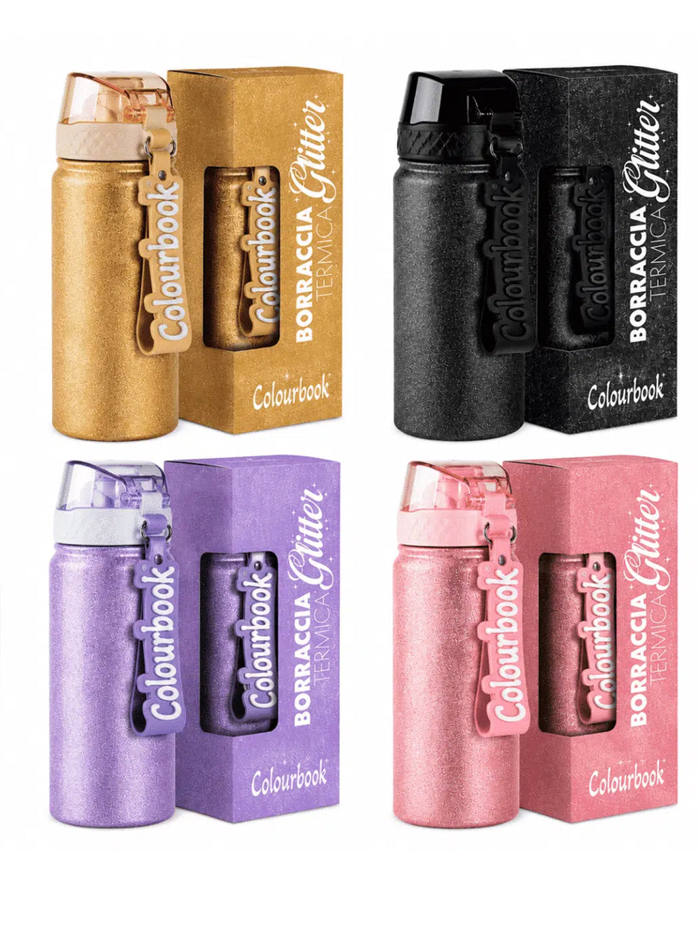 Borraccia Termica Glitter Colourbook