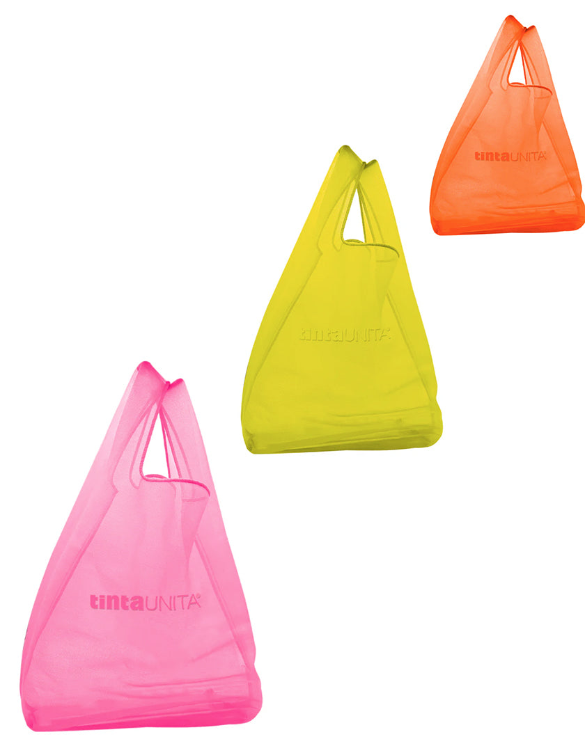 Borsa in Rete Tinta Unita Glow