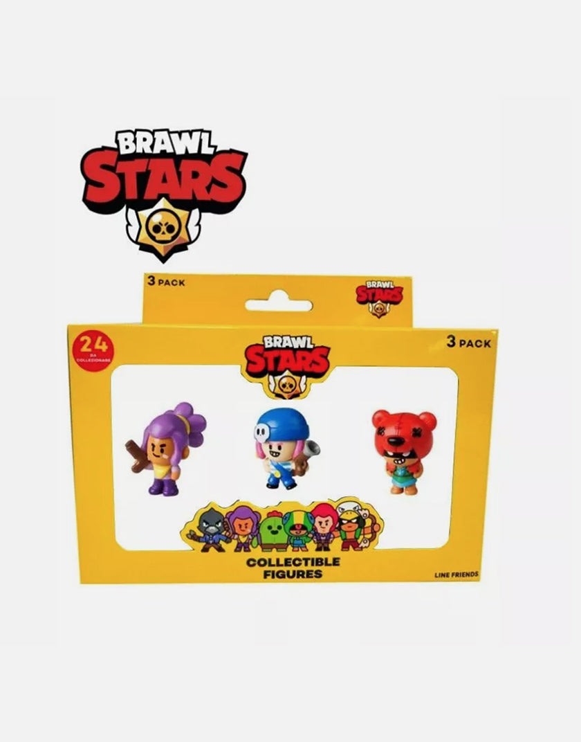 Brawl Stars - Pack con 3 Personaggi da Collezione