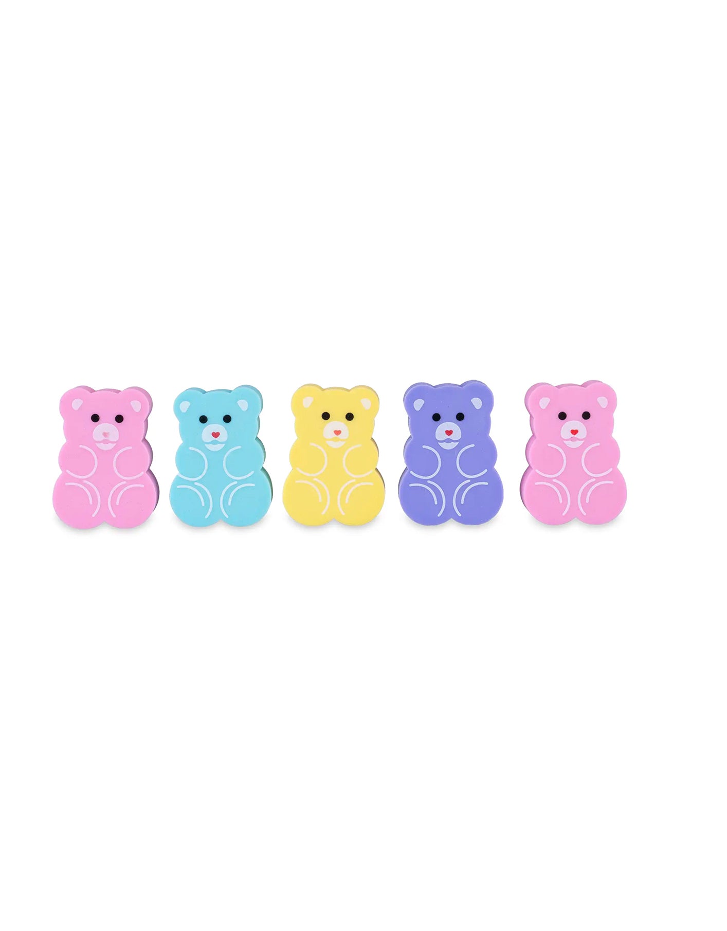 Bustina 5 Mini Gomme da Cancellare Coccolotti – Colourbook