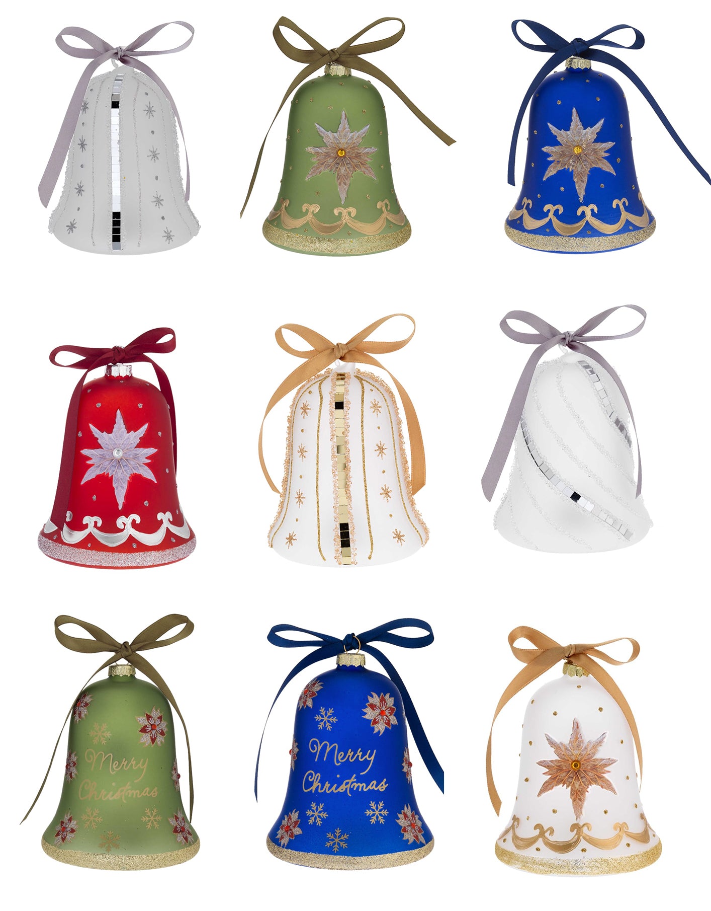 Campanelle Natalizie con LED Bagutta in Resina – Decorazioni Luminose