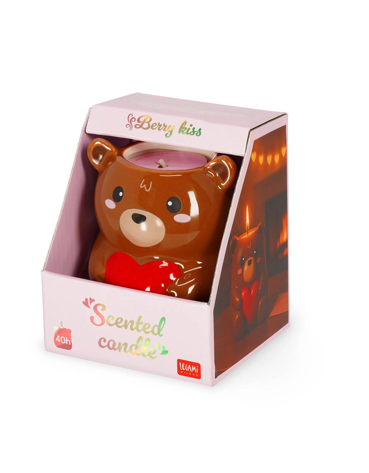 Candela Profumata “Love Is in the Air” Teddy Bear – Scented Candle Legami