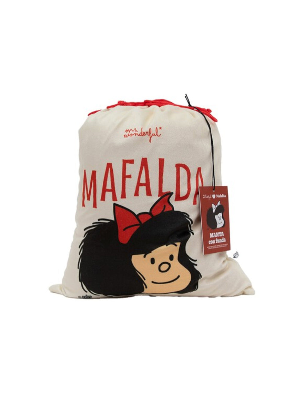 Coperta Mafalda in Pile con Custodia – Mr. Wonderful