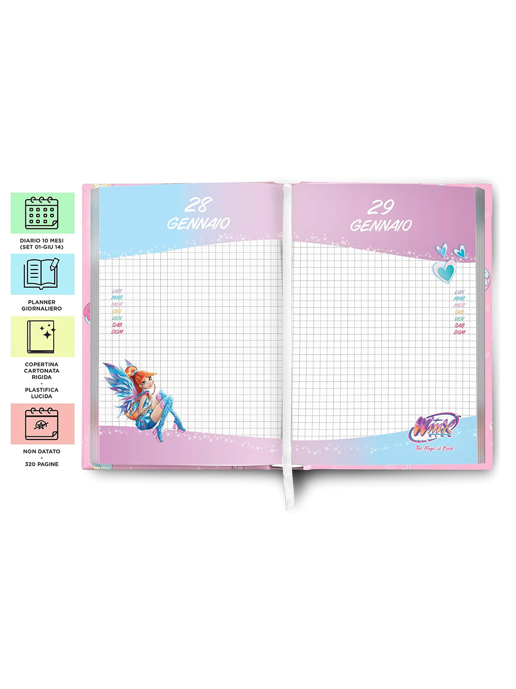 Diario Winx Non Datato Giochi Preziosi