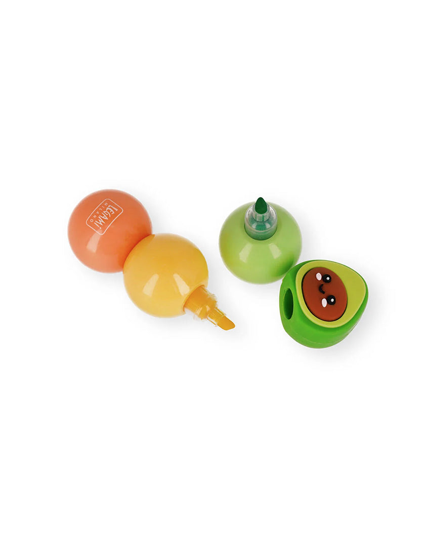 Evidenziatore 3 in 1 Avocado di Legami: Creatività e Funzionalità per Ogni Scrittore