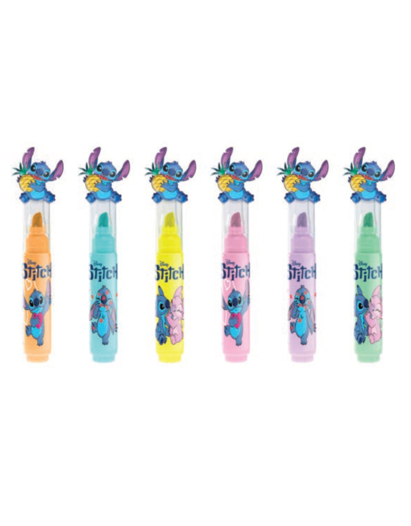 Evidenziatore con Topper Disney Stitch - Seven
