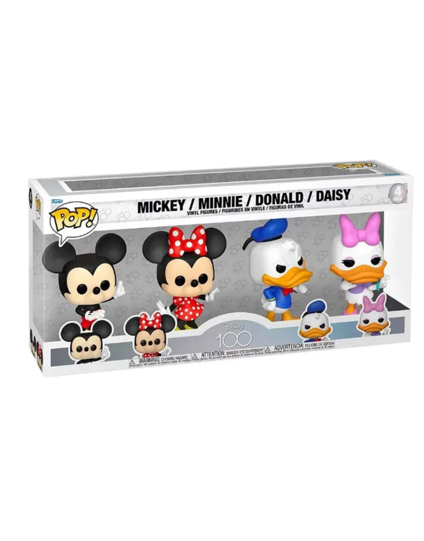 Funko Pop! Disney 4 Pack: Mickey, Minnie, Donald & Daisy
