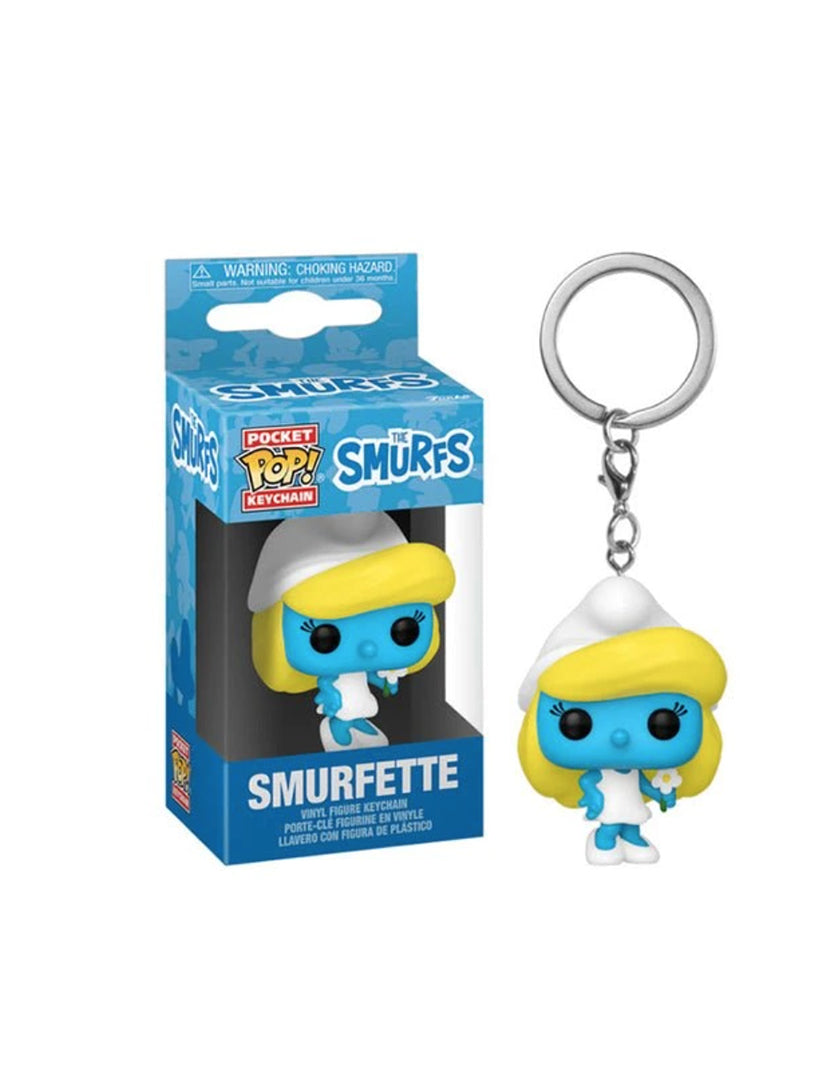 Funko Pocket Pop! Portachiavi Smurfette - I Puffi