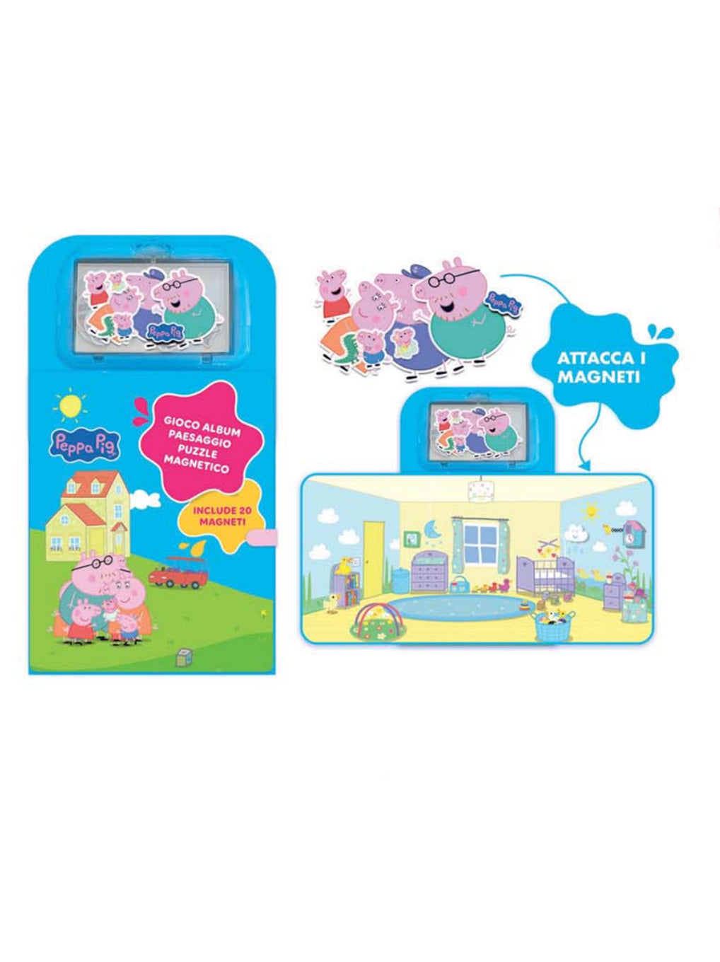 Gioco Album Puzzle Magnetico Peppa Pig Maricart
