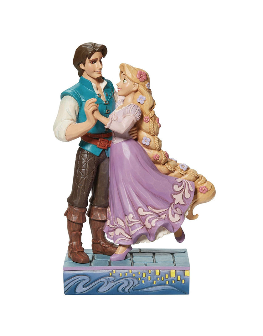 Jim Shore Disney Traditions - Rapunzel e Flynn Rider