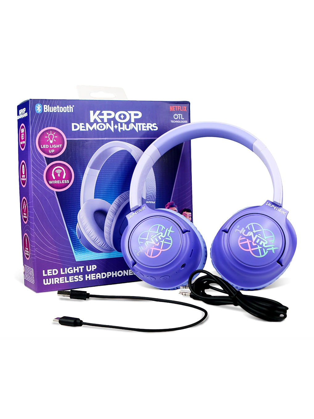 K-POP Demon Hunters Logo Cuffie Wireless OTL Technologies