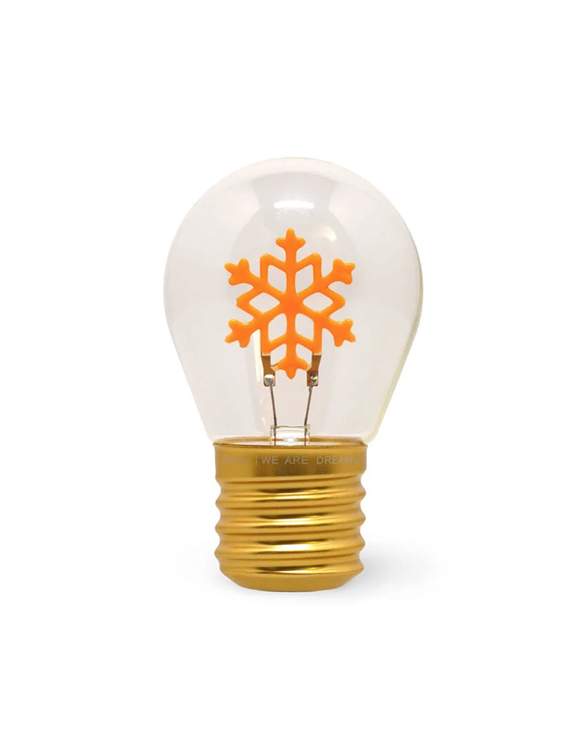 Lampada da Tavolo a Forma di Lampadina "Bulb Fiction Snowflakes" | Legami