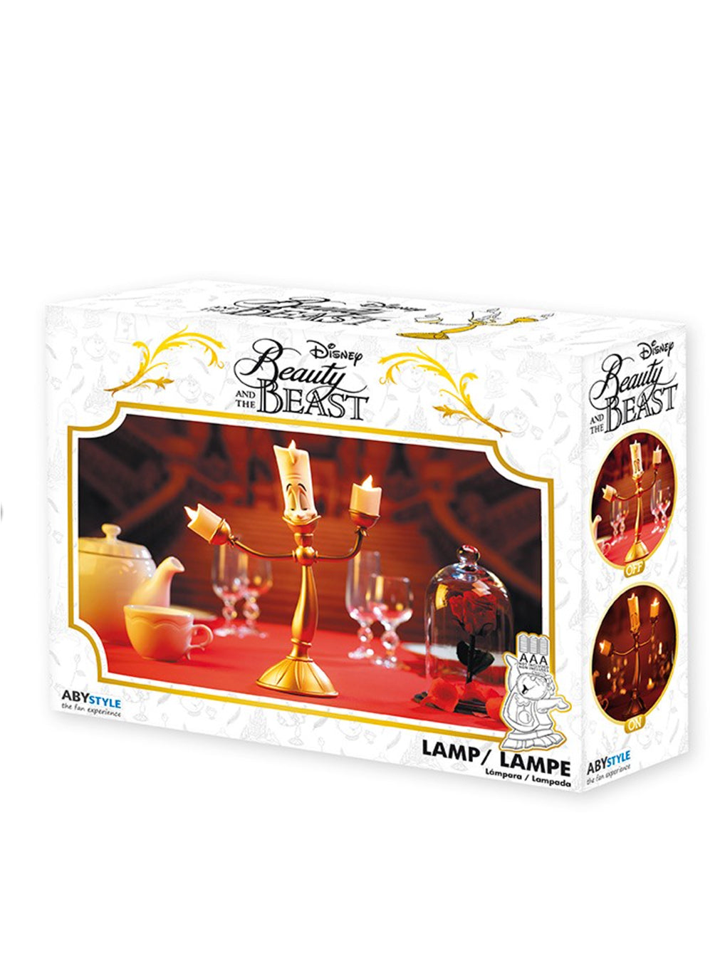 Lampada Lumière Disney La Bella e la Bestia ABYstyle