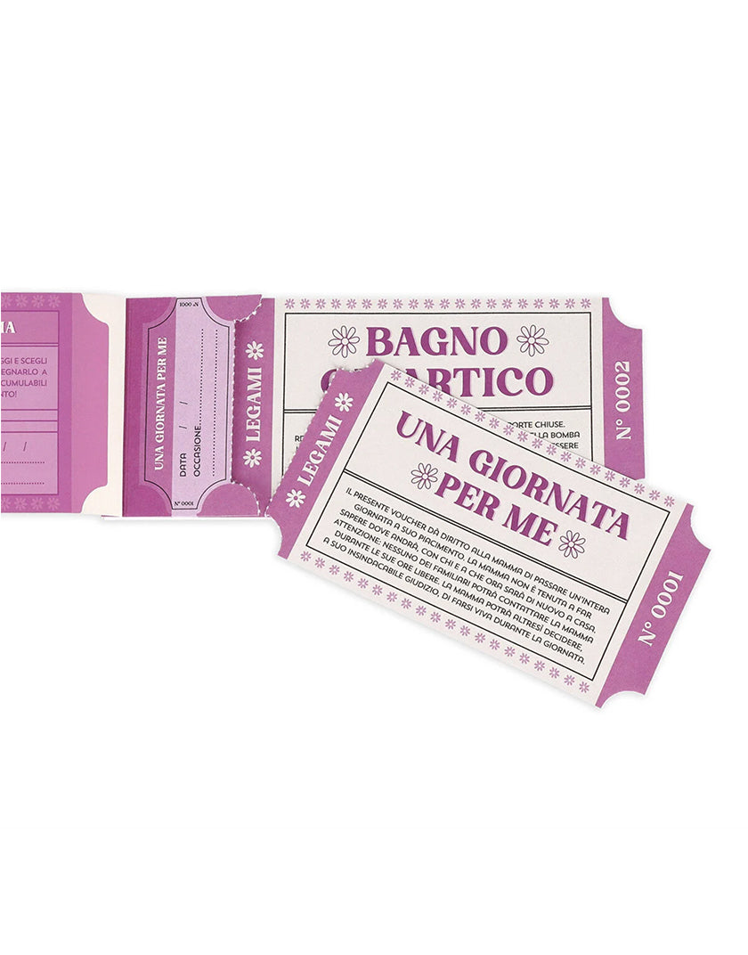 Blocchetto da 24 Voucher per la Mamma - Legami