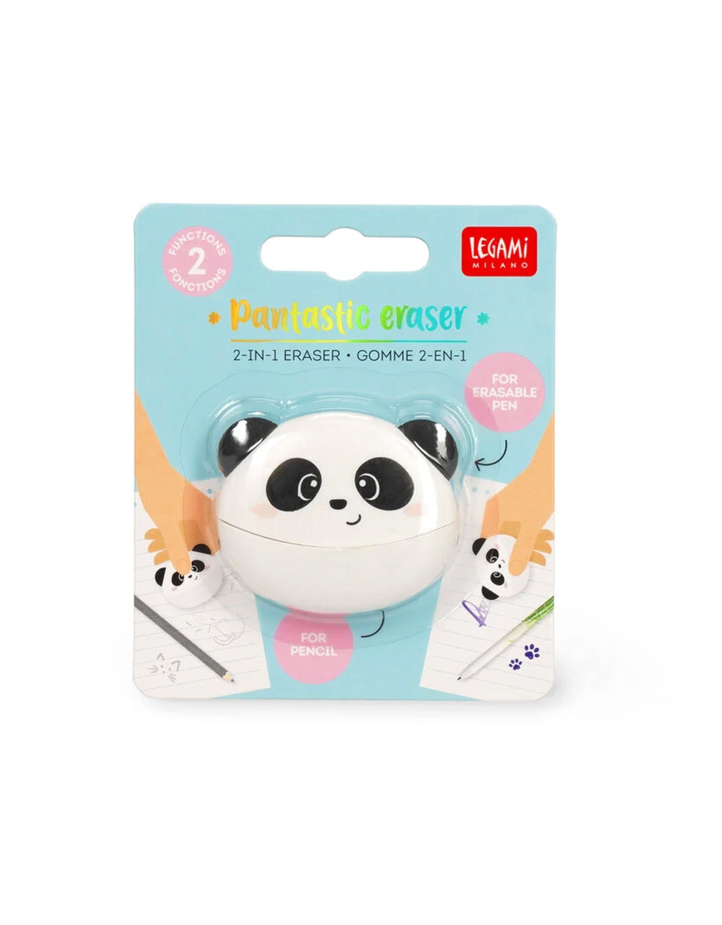 Legami - Pantastic Eraser Gomma 2 in 1
