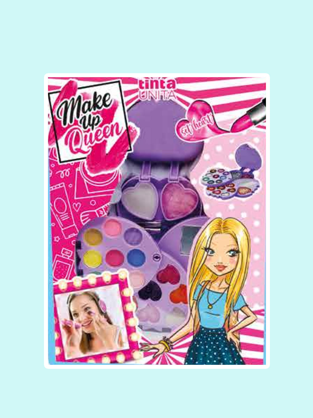 Make Up Queen Tinta Unita Trousse Princess Heart Set