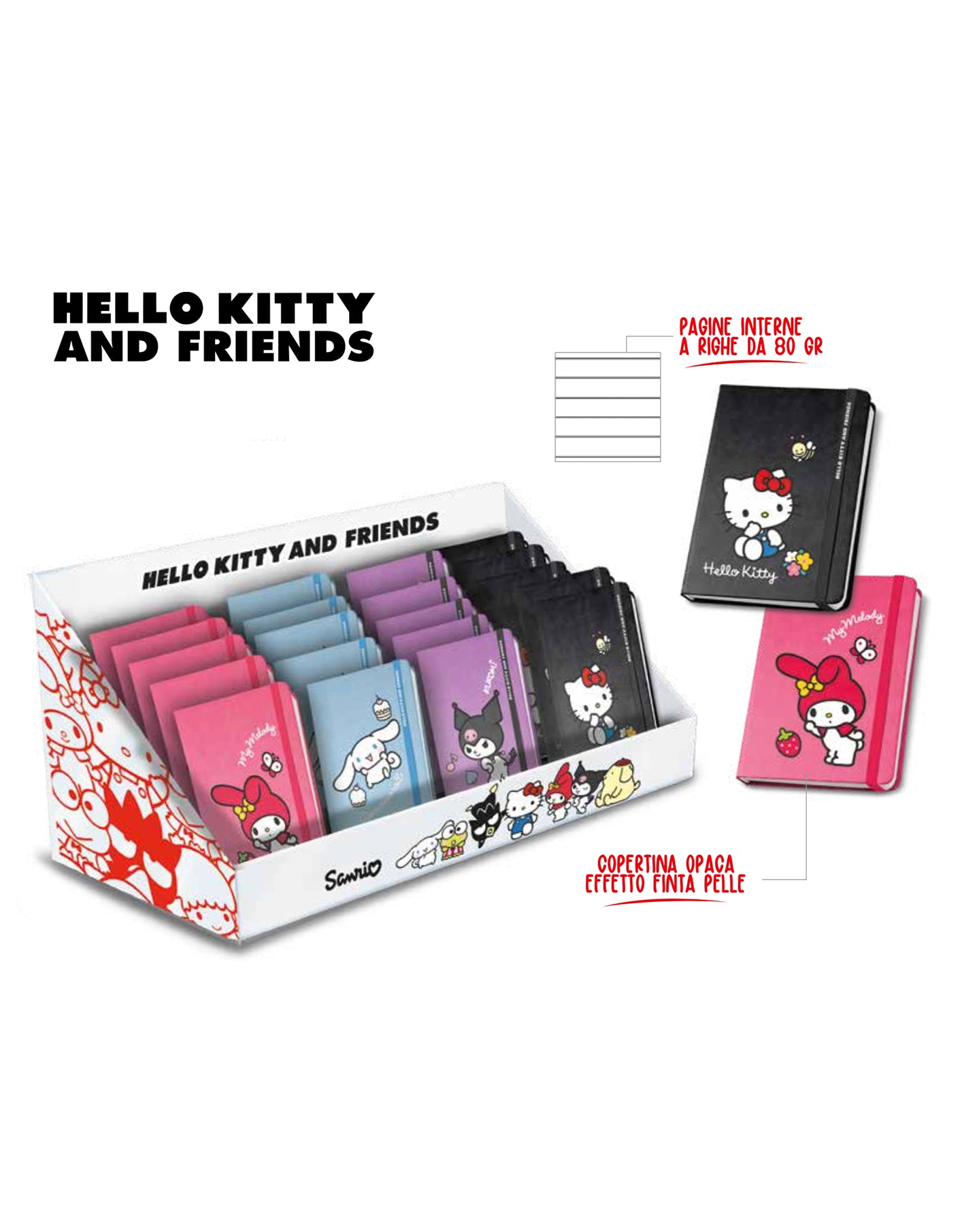 Mini Notebook Hello Kitty and Friends – Giochi Preziosi