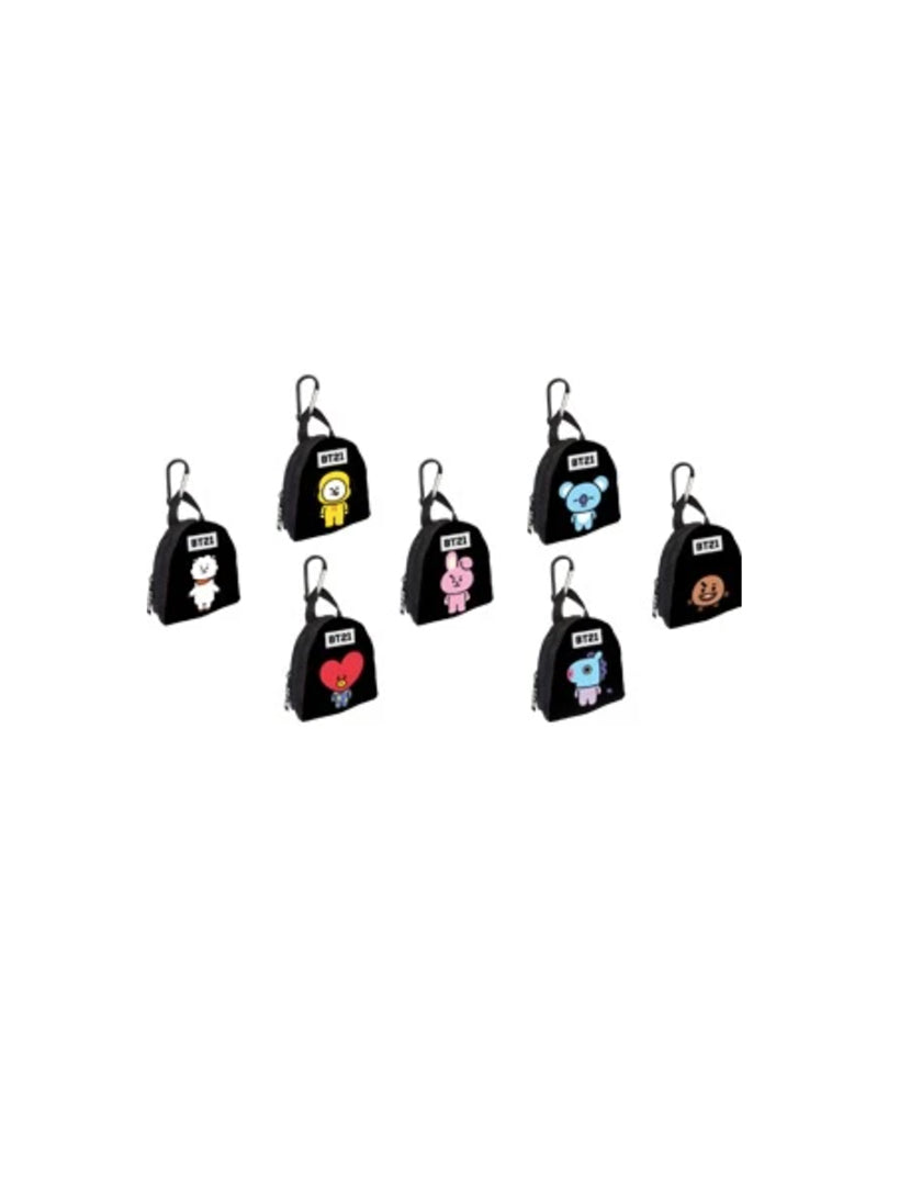 Portamonete Zainetto BT21 con Moschettone