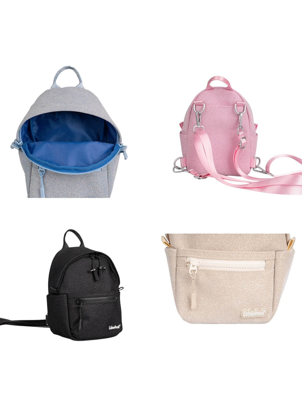 Minibag Glitter Colourbook – Il Mini Zaino Glitter 3 in 1