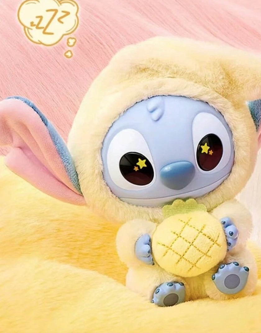 Miniso Disney Stitch - Portachiavi in Vinile e Peluche - Blind Box