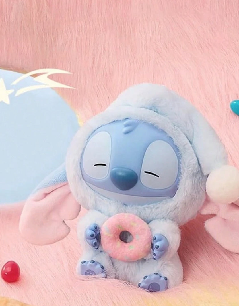 Miniso Disney Stitch - Portachiavi in Vinile e Peluche - Blind Box