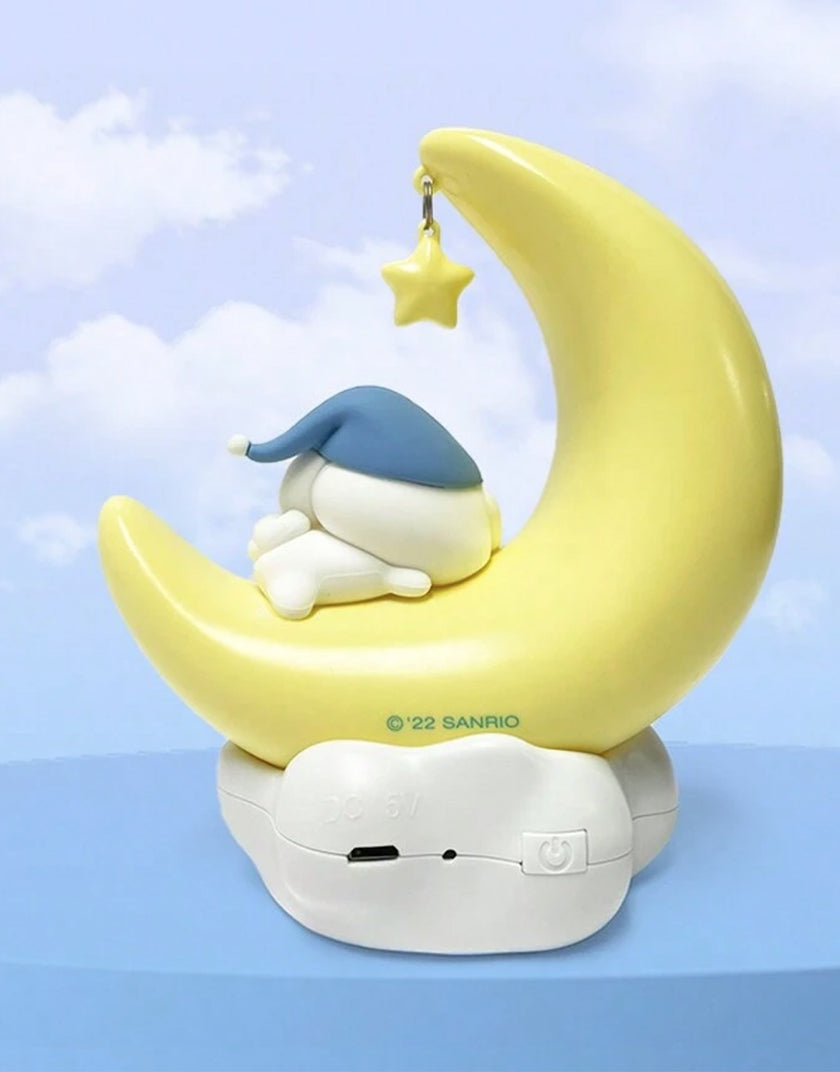Lampada Notturna Cinnamoroll sulla Luna
