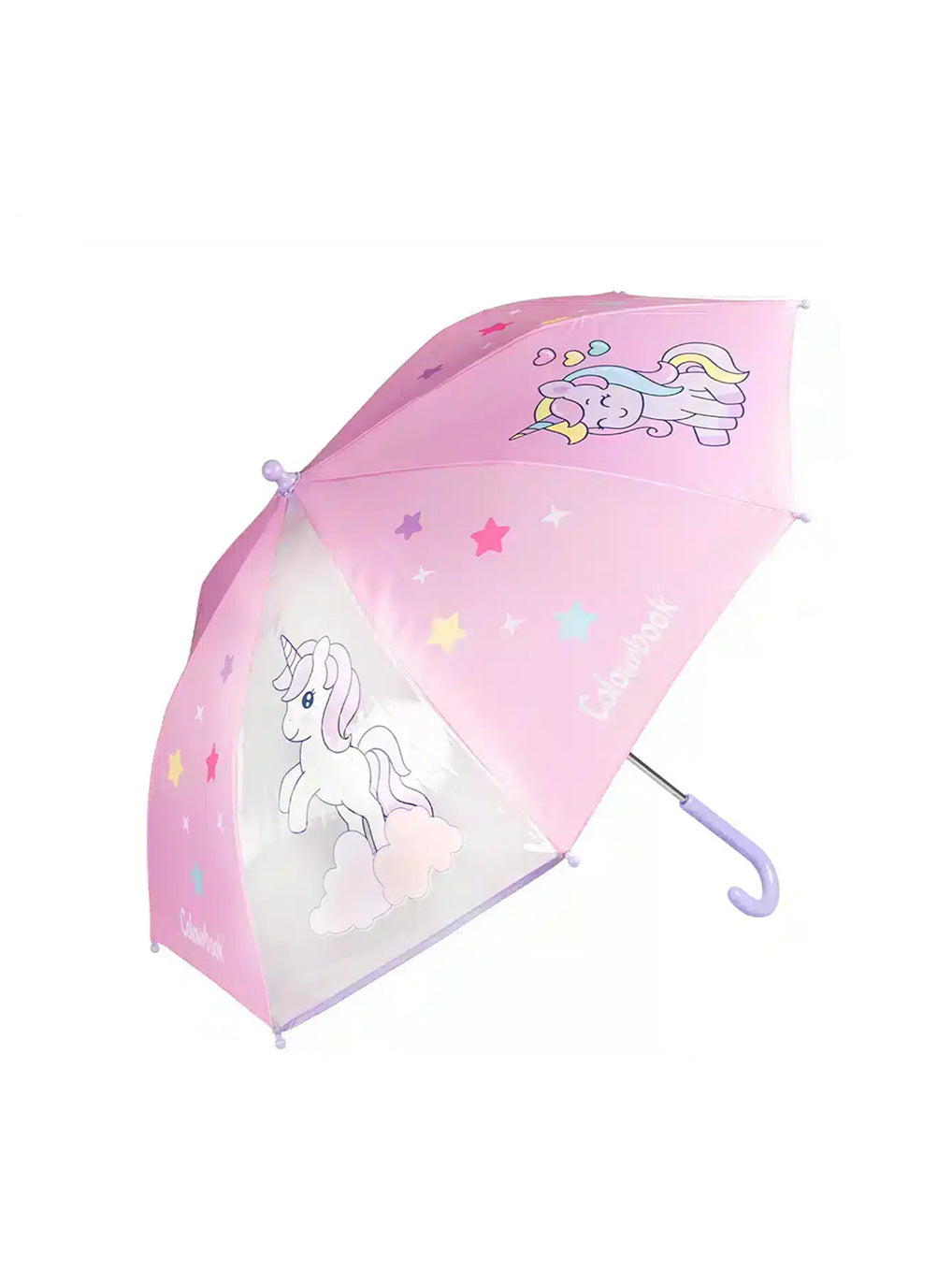 Ombrello per Bambini Unicorn Antivento Colourbook