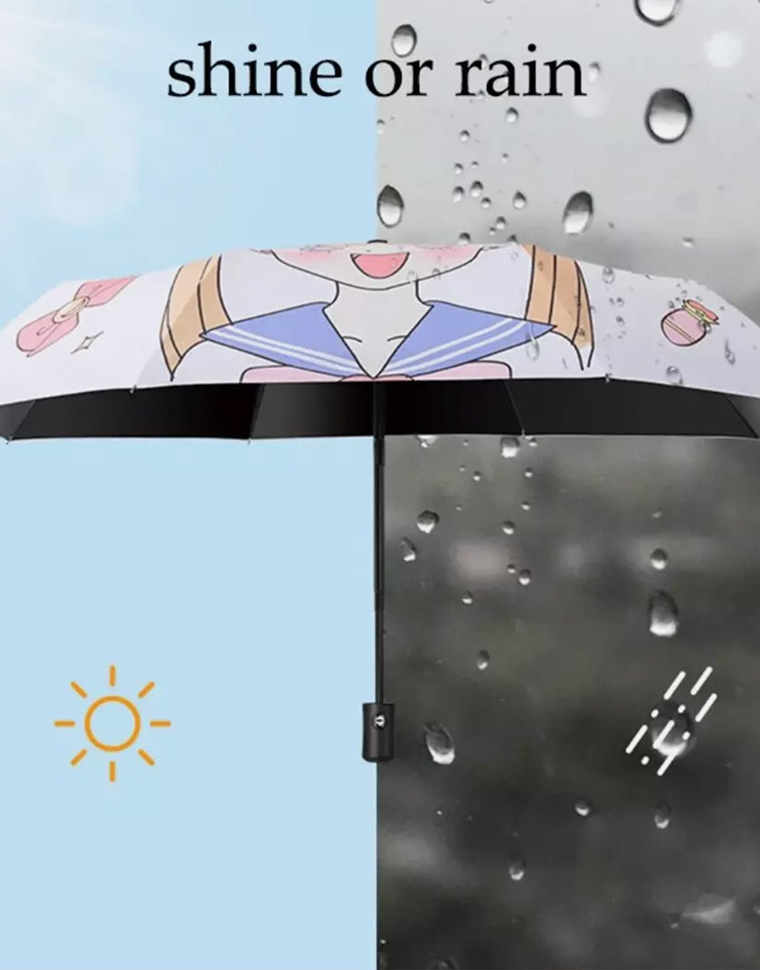 Ombrello Sailor Moon Usagi - Automatico, Antipioggia e Protezione UV