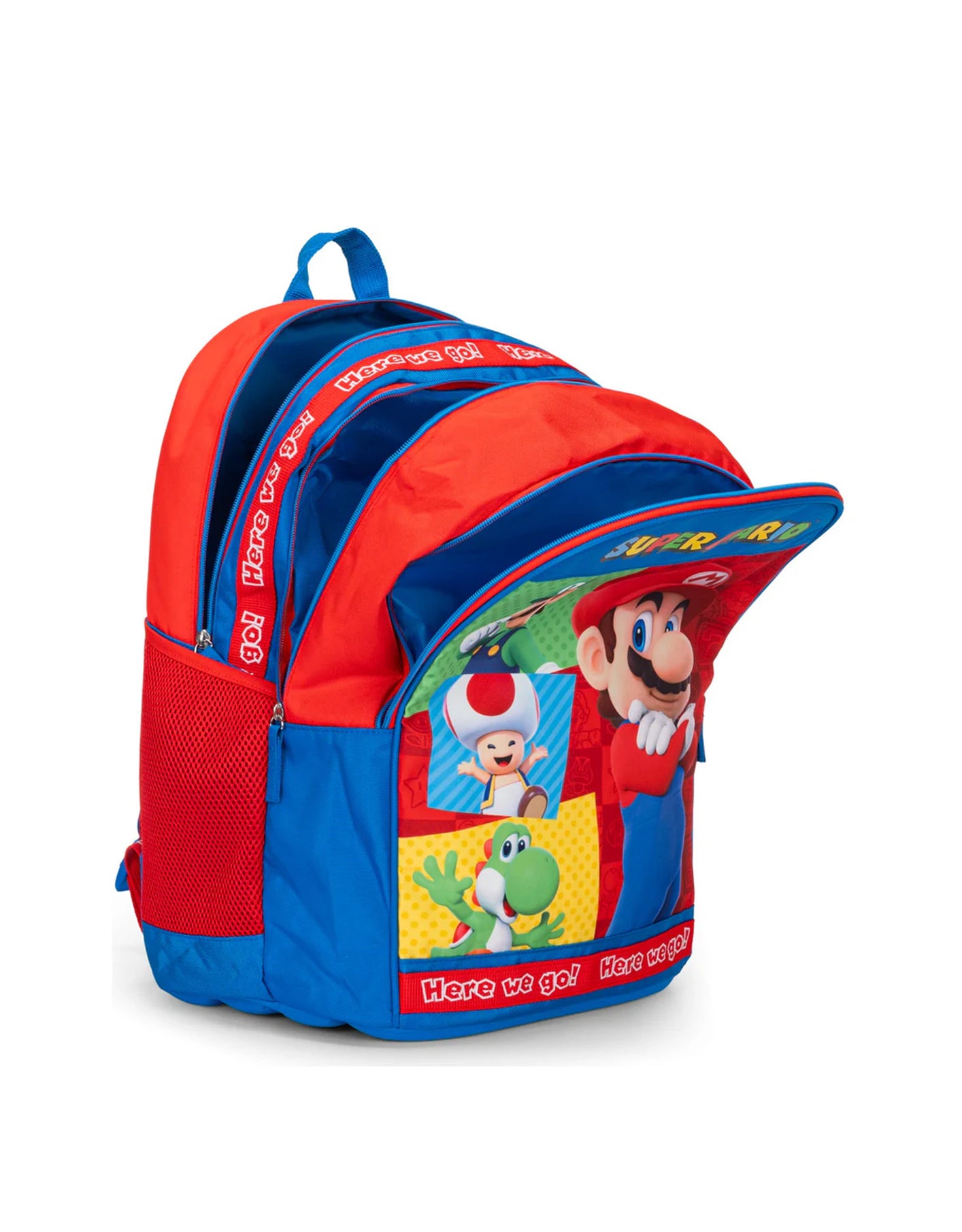 Zaino Organizzato Super Mario Rosso/Blu - Franco Cosimo Panini Editore