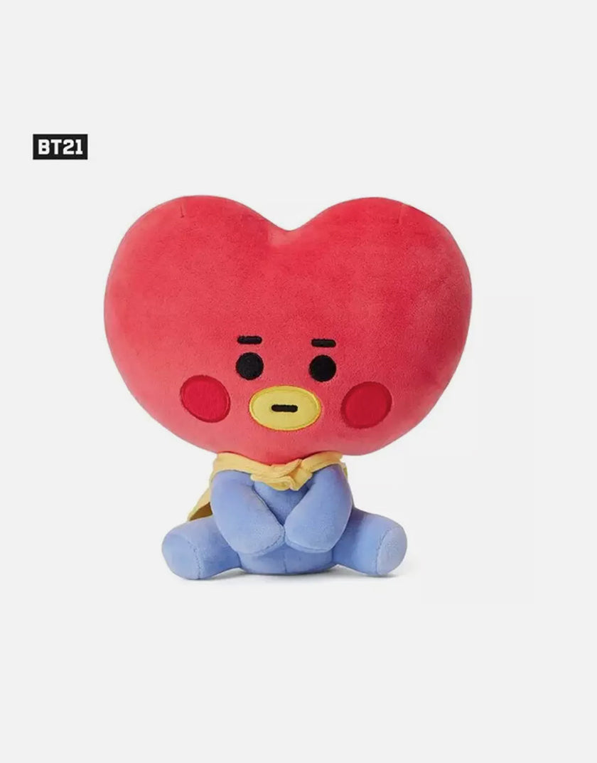 Peluche BT21 Tata 20 cm - Morbido e Confezionato in Elegante Box Regalo