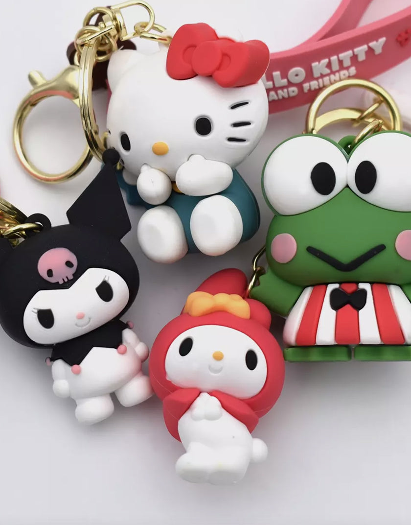 Portachiavi 3D Hello Kitty and Friends - Idea Regalo Originale
