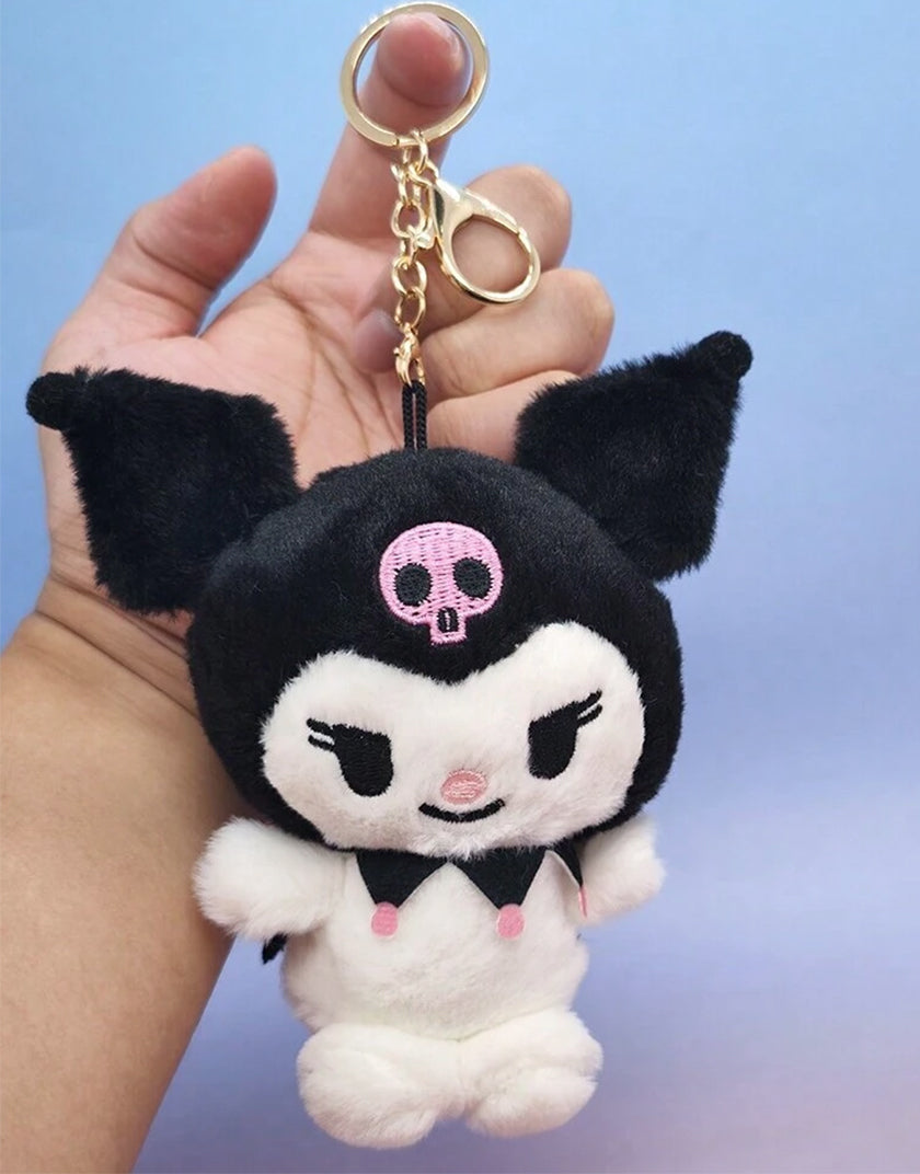 Portachiavi Peluche Kuromi Sanrio - Accessorio Unico per i Fan