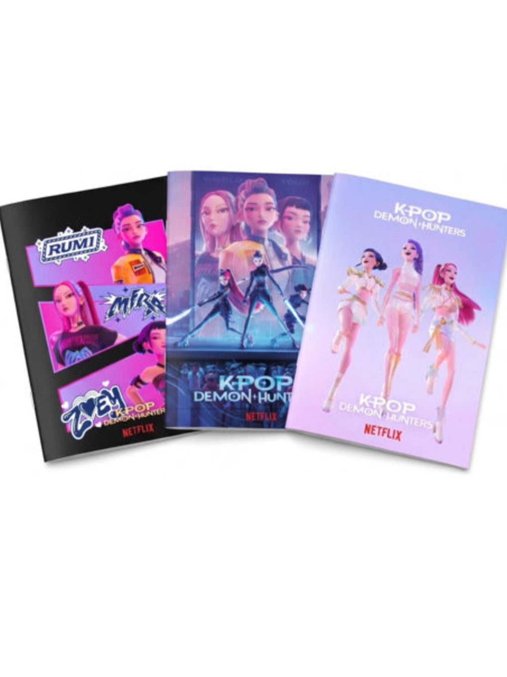 Quaderni Maxi A4 K-Pop Demon Hunters – Pacco da 10 Quaderni