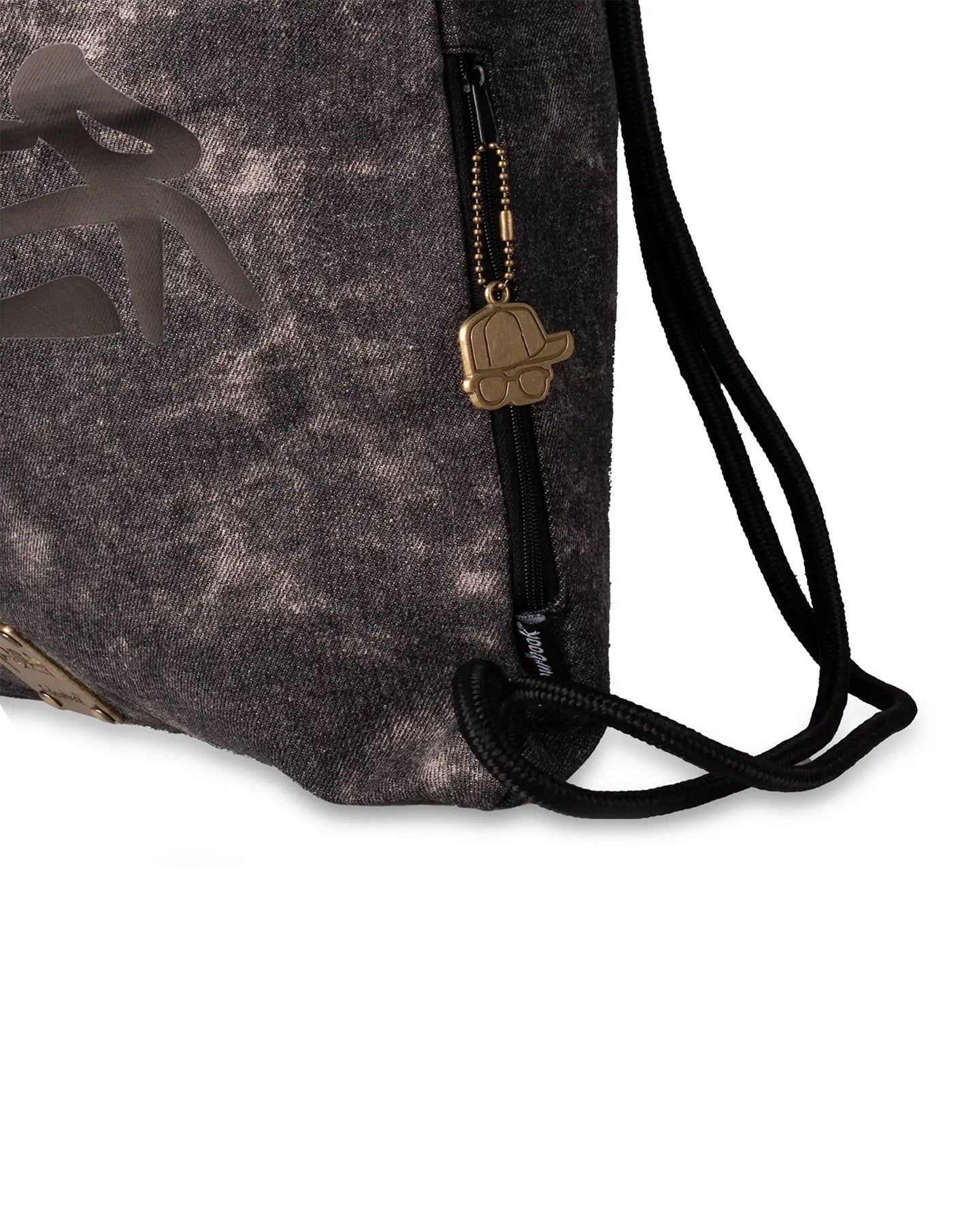Sacca con Coulisse Geolier Black Denim - Colourbook