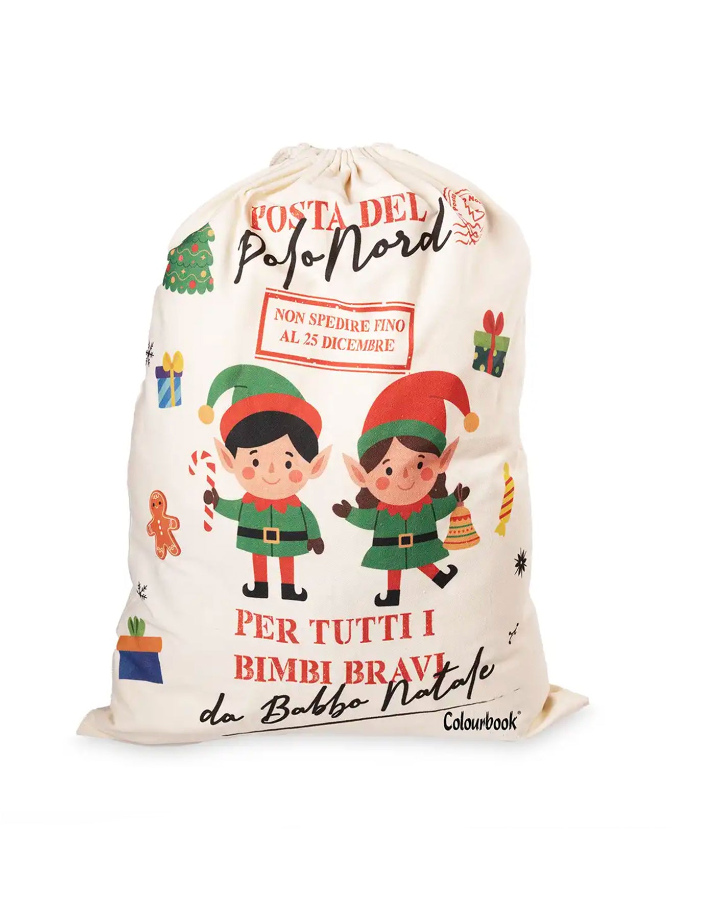Sacco Regali di Babbo Natale Colourbook