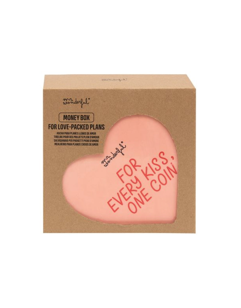 Salvadanaio a cuore Mr. Wonderful – Per progetti pieni d’amore