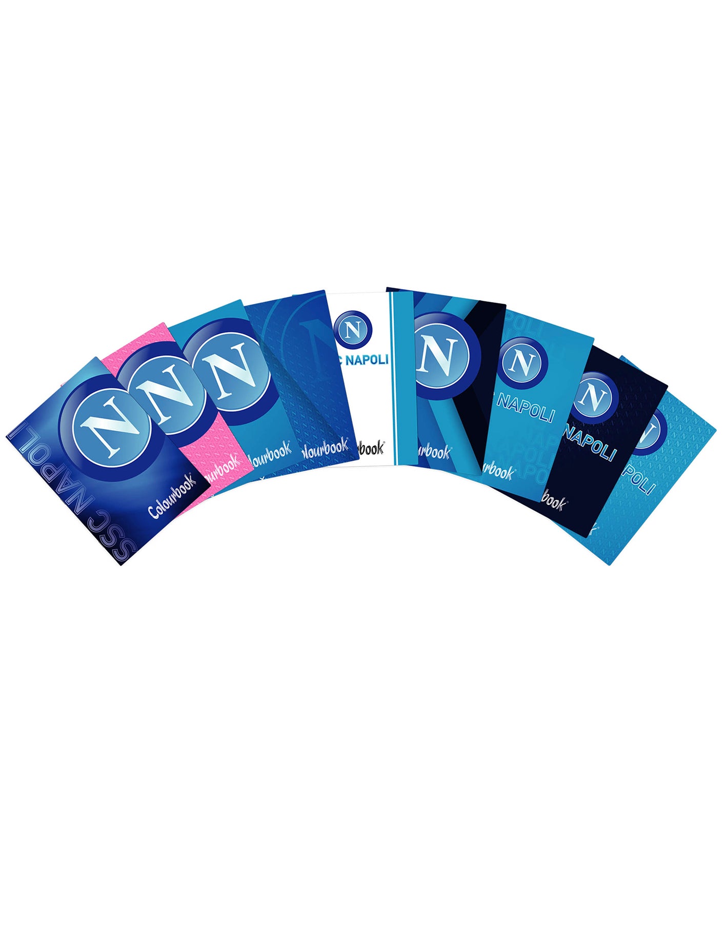 Set 12 Quaderni A4 SSC Napoli Colourbook - Quadretti Prima Elementare