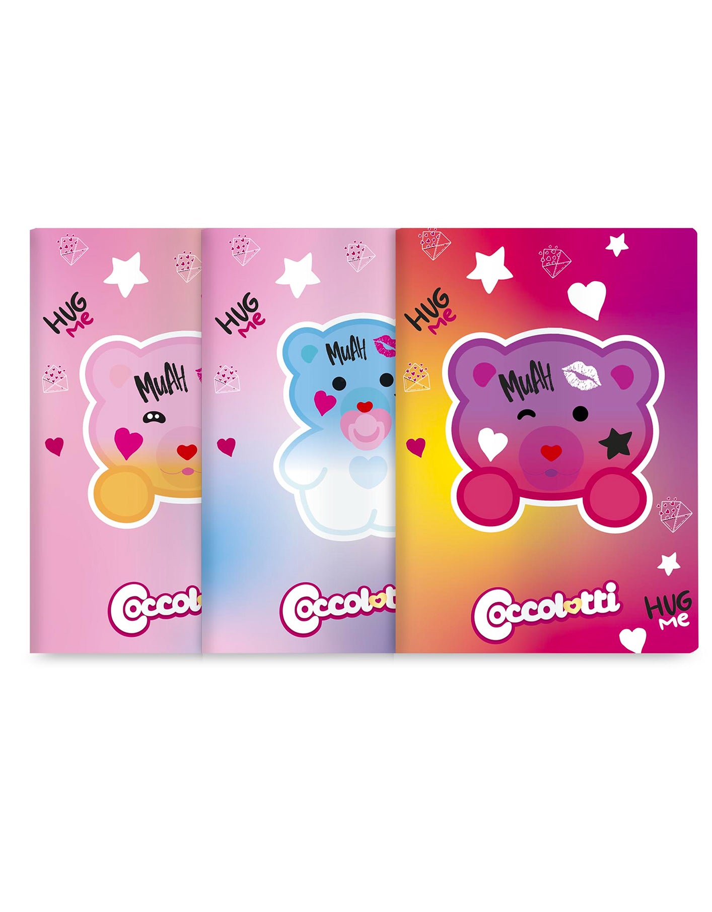 Set 3 Quaderni A4 Coccolotti Love&Tell - Colourbook