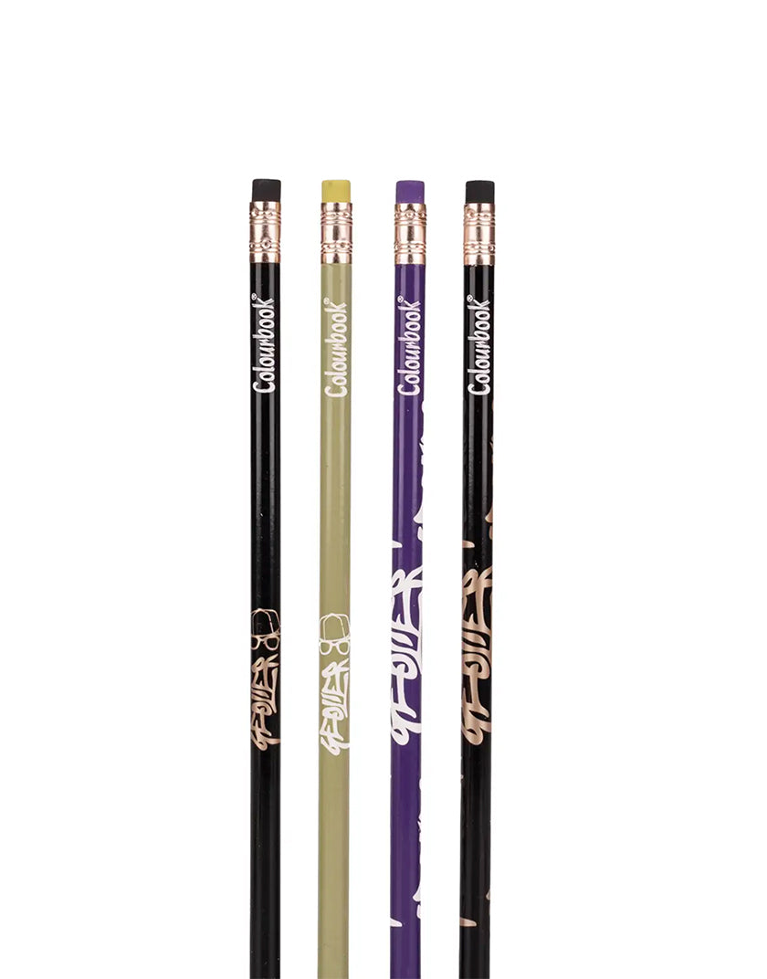 Set di 4 Matite HB – Geolier Colourbook