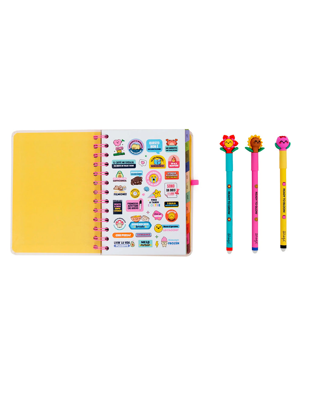 Diario Agenda Mr. Wonderful Piccolo 2026-2027 Settimanale + 3 Penne Cancellabili Bo-Bo Ready